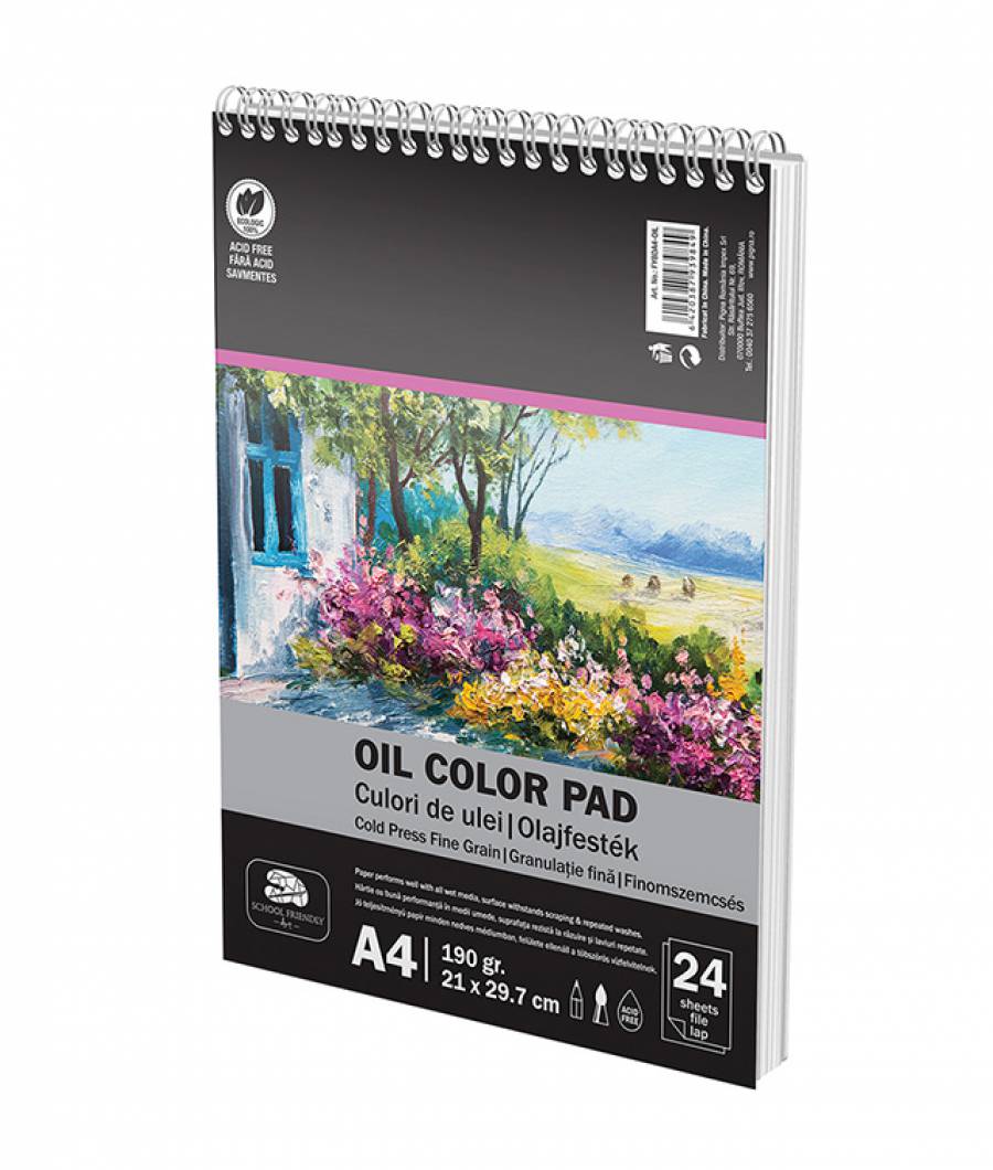 BLOC DESEN SPIRA A4 CULORI ULEI 190G 24 FILE PIGNA BLOC DESEN SPIRA A4 CULORI ULEI 190G 24 FILE PIGNA